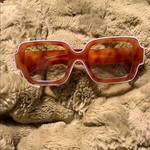 Free People Orange Sunglasses